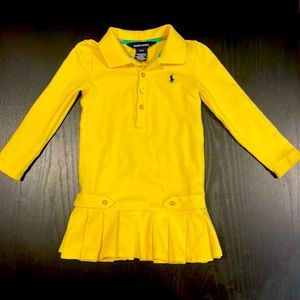 Ralph Lauren 2T toddler long sleeve shirt dress